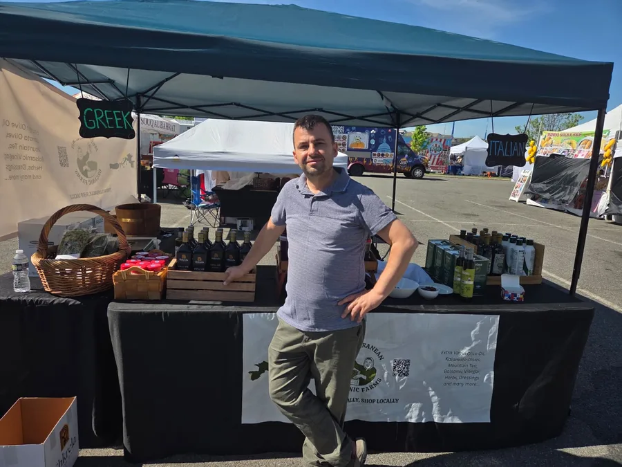 Mediterranean Organic Farms at the farmers market