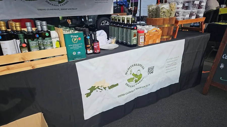 Mediterranean Organic Farms at the farmers market